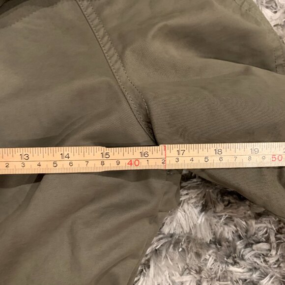 Label of Graded Goods Womens Jacket Long Sleeve Hooded Pockets Size M Green - Picture 6 of 7